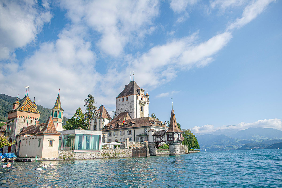 Schloss Oberhofen, a Swiss castle on Lake Thun