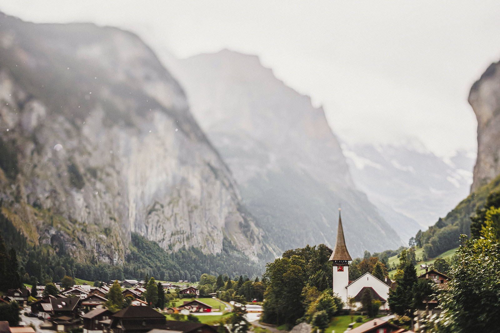 The Church of Wengen, a traditional alpine chapel in Wengen, Switzerland and a
favourite venue for a small wedding or elopement.